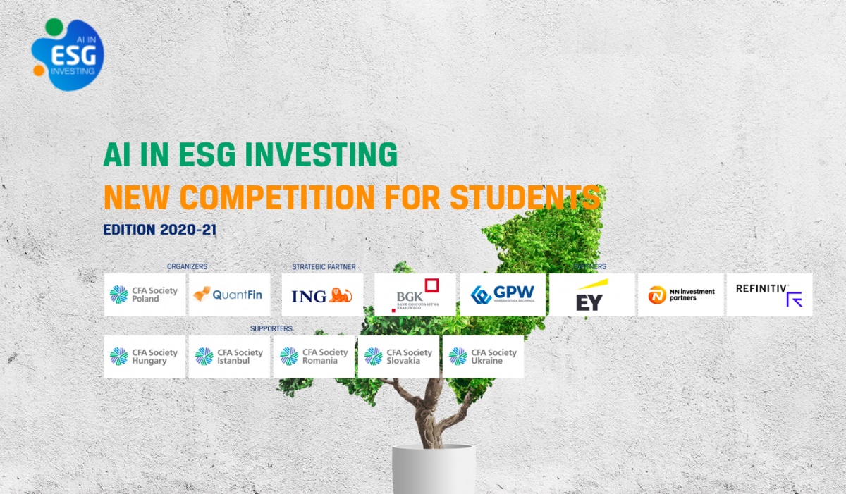 AI in ESG Investing. Konkurs popularyzujący ESG dla studentów z całej Europy