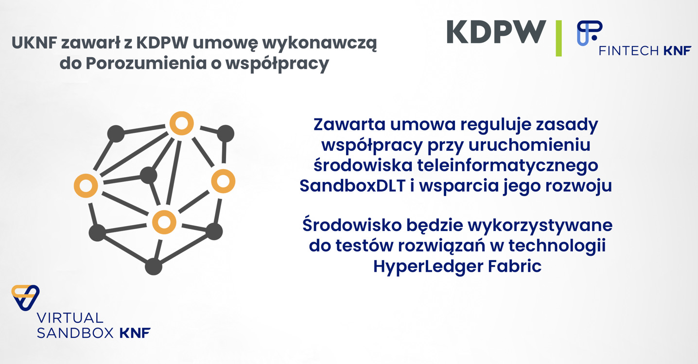 KNF i KDPW podpisuja nowa umowe. Beda rozwijac piaskownice blockchain