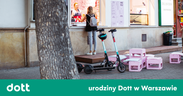 Dott rozszerza działalność w Warszawie. Hulajnogi zadebiutują także w Trójmieście