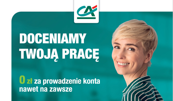 Darmowe konto dla samorządowców. Nowa promocja od Credit Agricole