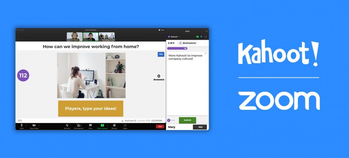 Integracja aplikacji Kahoot! z platformą Zoom