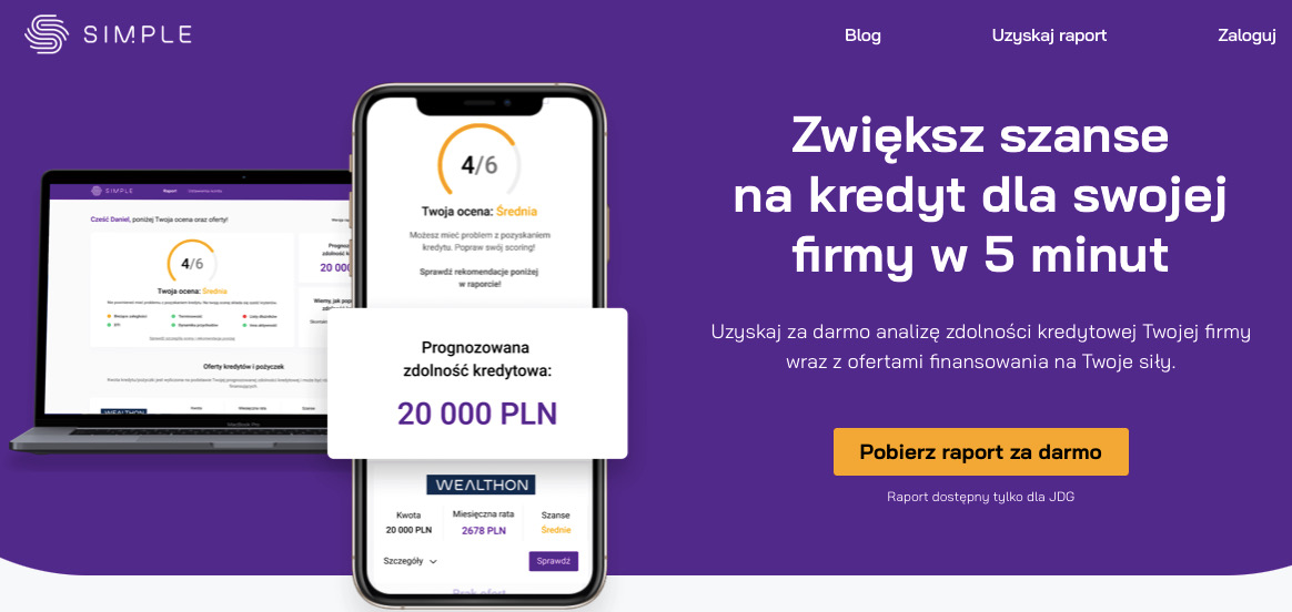 Rusza Simple.pl od Wealthona. Finansowanie dla małych firm dzięki sztucznej inteligencji