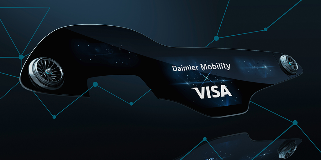 Dzięki współpracy Visa i Daimler Mobility zapłacisz samochodem
