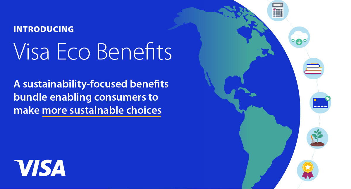 Visa udostepni kalkulator sladu weglowego. Rusza pakiet Visa Eco Benefits