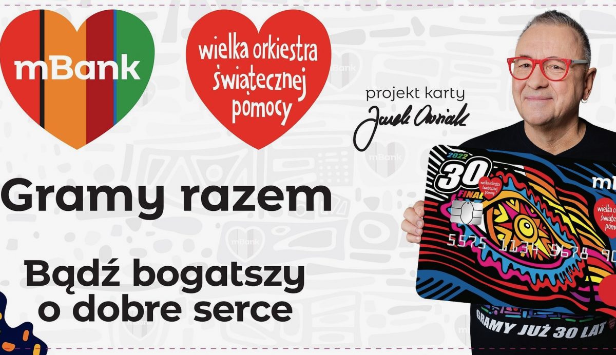 Jest juz nowa karta od mBanku z okazji 30. Finału WOSP