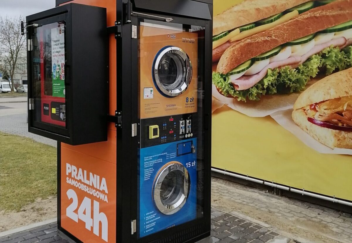 Circle K wprowadza pralkomaty samoobsługowe na stacjach