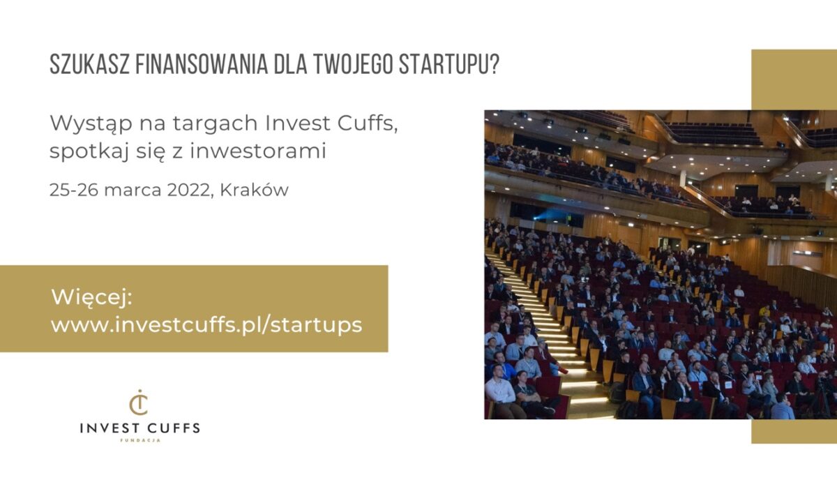 Fintek.pl partnerem medialnym Strefy Startupowej podczas Invest Cuffs