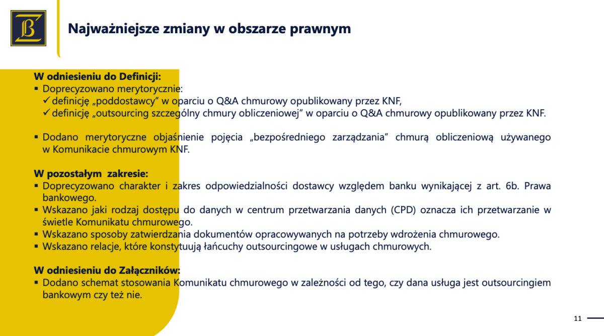 Zmiany w zakresie prawnym PolishCloud 2.0