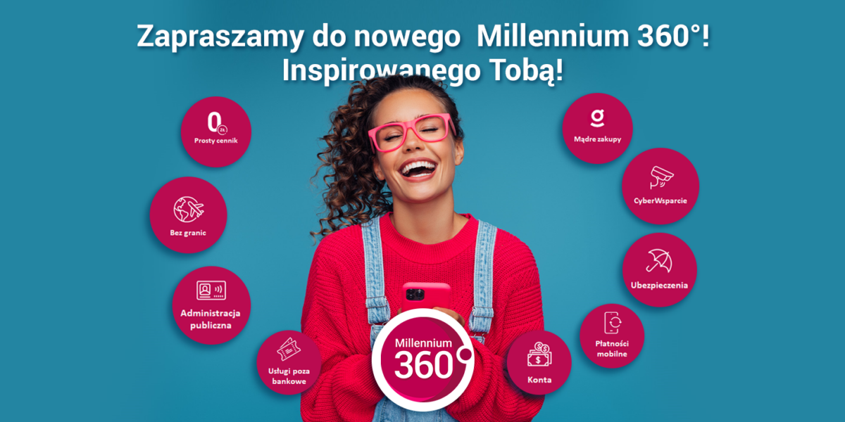 Bank Millennium rozszerza pakiet usług w Millenium 360°