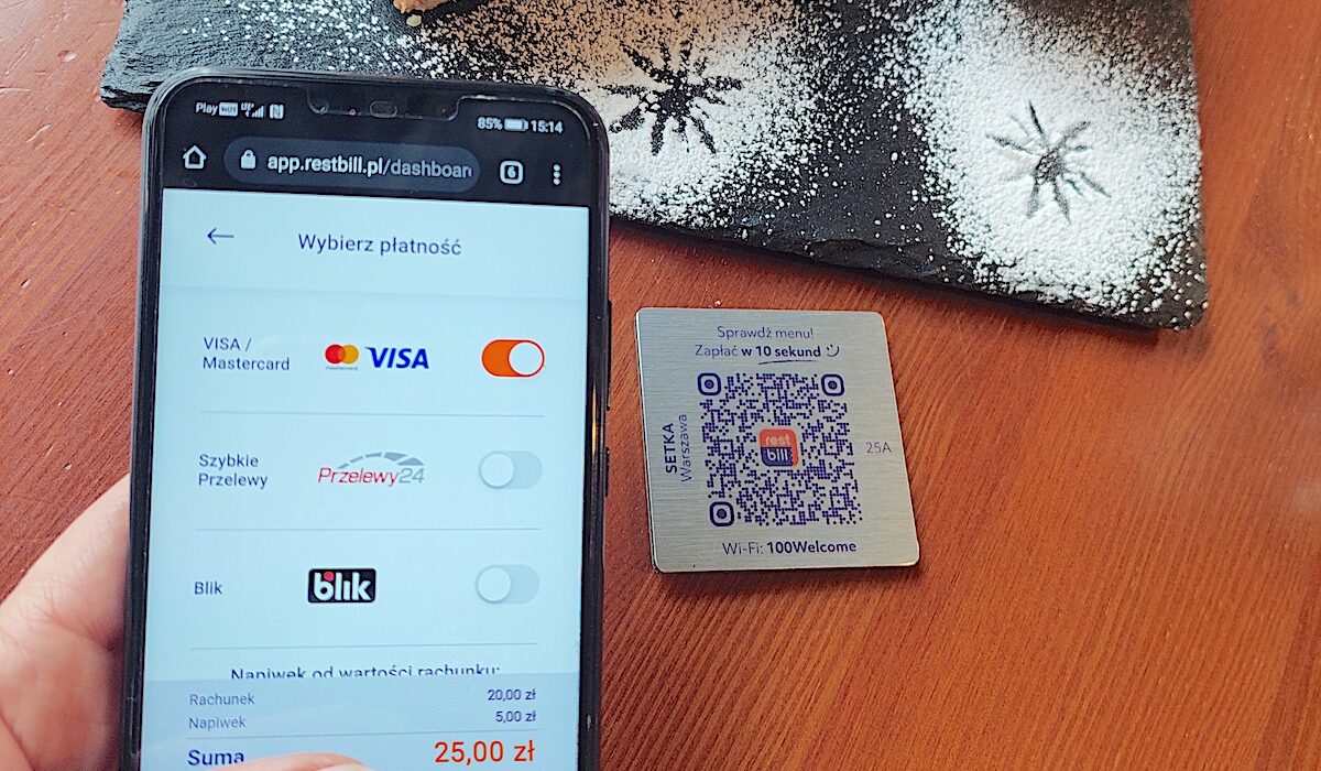 Płatności przy użyciu kodów QR debiutują w systemie Dotykačka