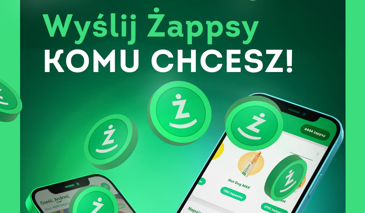 Żappsy z konta na konto - wyślemy znajmomemu