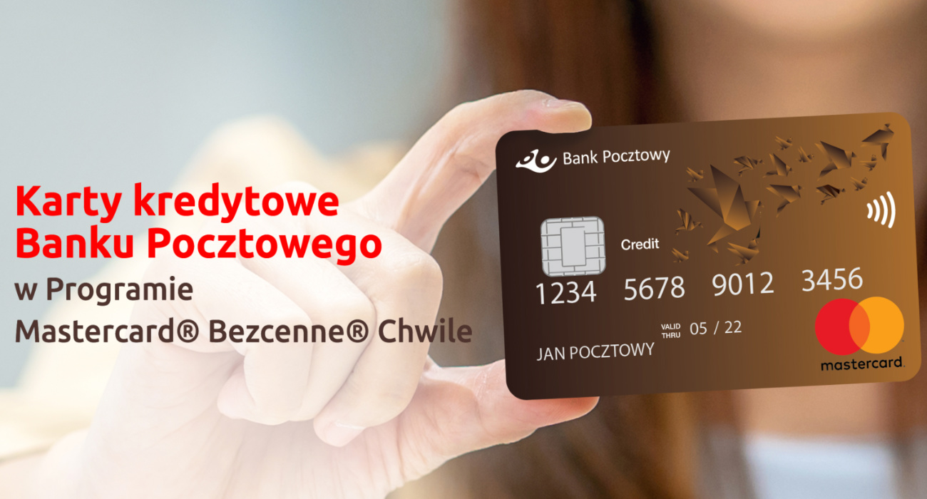 Karty kredytowe Banku Pocztowego w programie Bezcenne Chwile