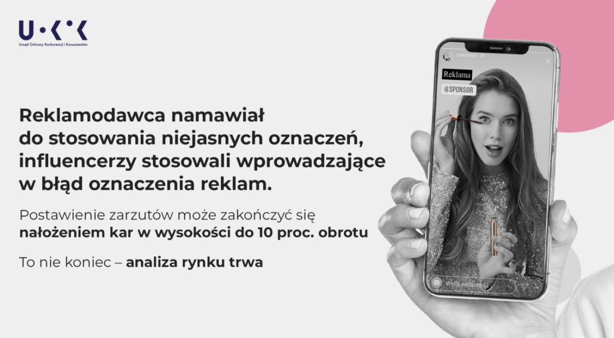 Prezes UOKiK stawia zarzuty kryptoreklamy profilom z Instagrama