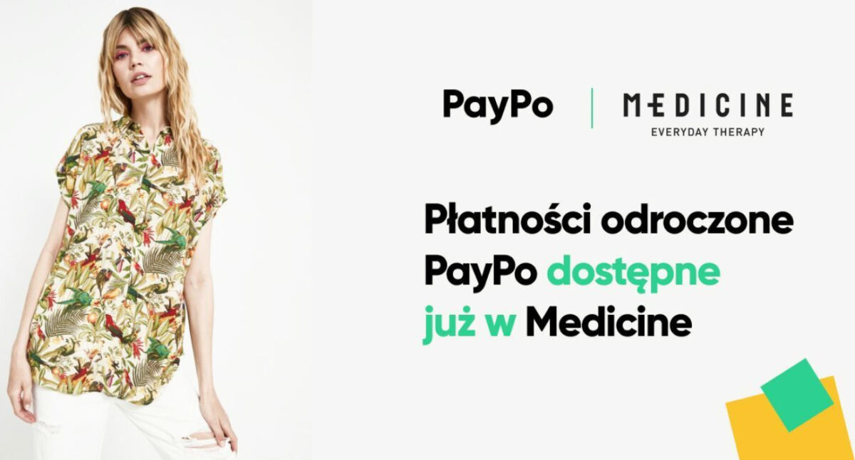Płatności odroczone PayPo dostępne w sklepie internetowym Medicine