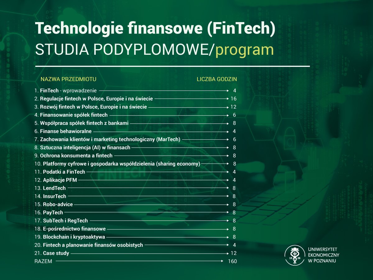 Studia podyplomowe Poznan
