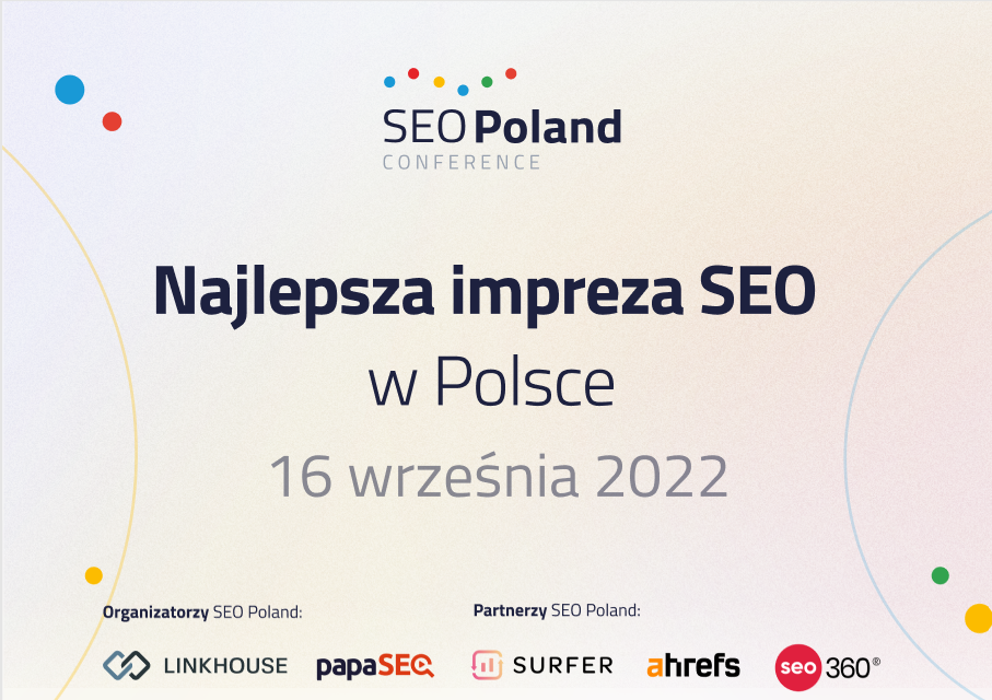 Konferencja SEO Poland już 16 września w Krakowie
