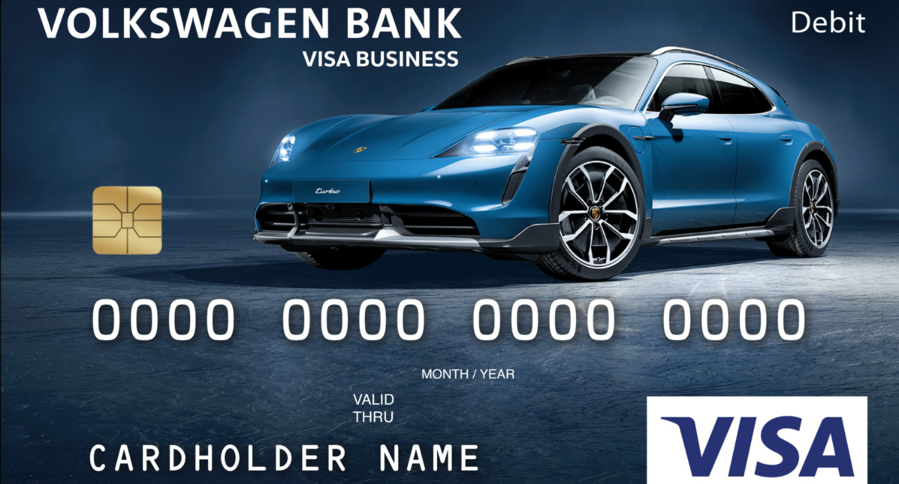 Volkswagen Bank wprowadza karte z wizerunkiem Porsche Taycan