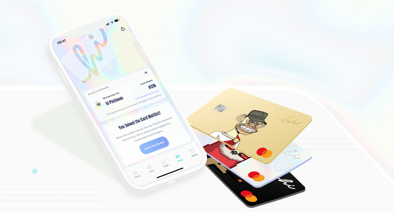 Firma hi wprowadza personalizowana karte NFT Mastercard