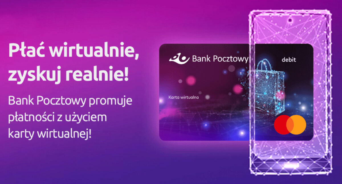 Bank Pocztowy promuje płatności kartą wirtualną Mastercard