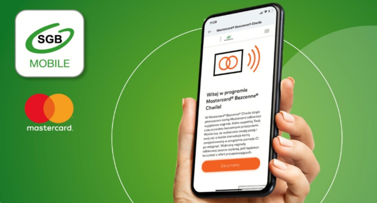 Aplikacja SGB Mobile z dostępem do programu Bezcenne Chwile