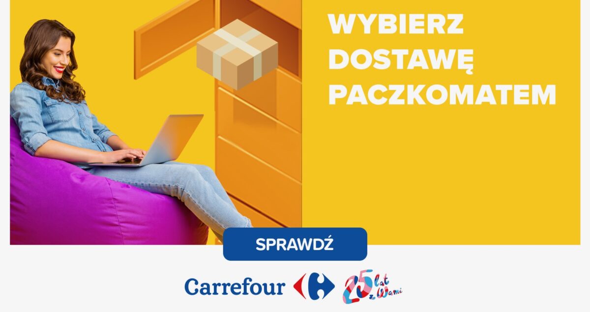 Zakupy internetowe z Carrefoura odbierzesz w paczkomacie