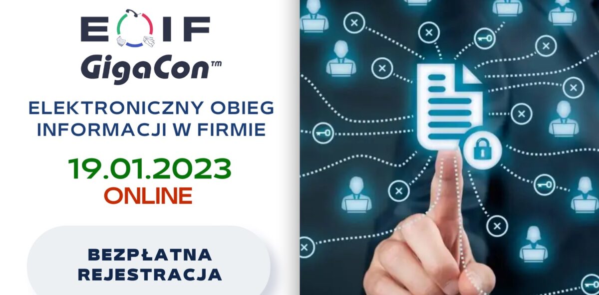 Konferencja „EOIF – Elektroniczny Obieg Informacji w Firmie” już 19 stycznia