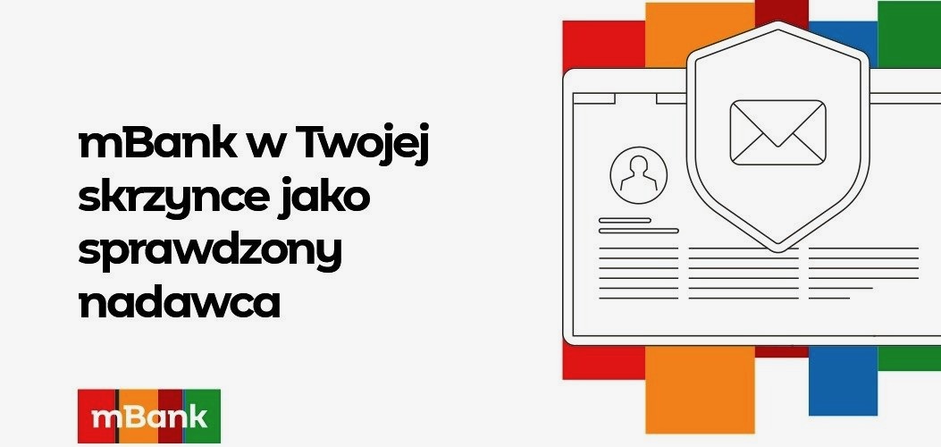 Dodatkowe zabezpieczenie w mailach z mBanku. Wizualna identyfikacja nadawcy