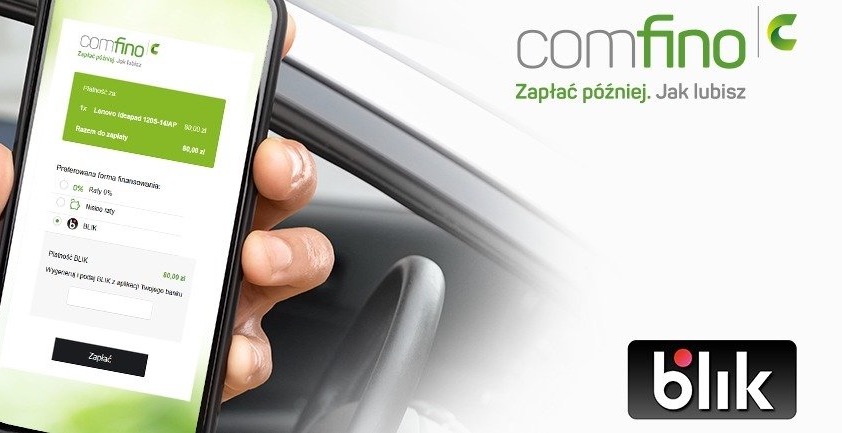 Raty i BLIK u agentów ubezpieczeniowych Comperia dzięki platformie Comfino