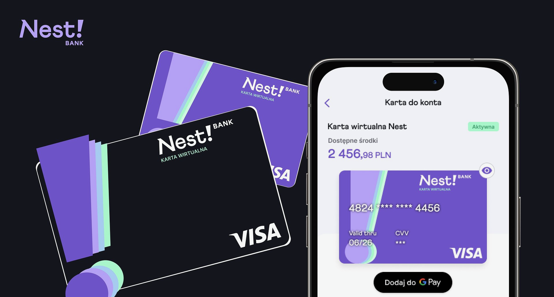 Nest Bank karta wirtualna