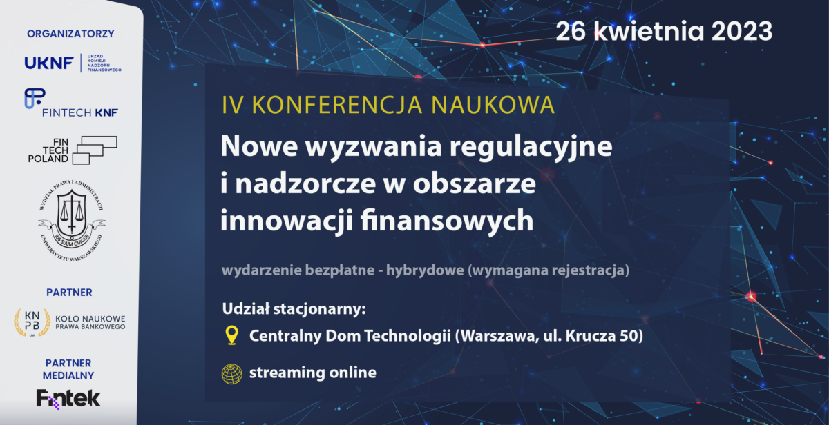 Konferencja naukowa UKNF, Fintech Poland i UW. O rynku BNPL