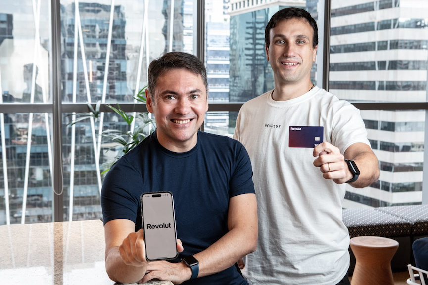 Glauber Mota, CEO i Felipe Lachowski, szef strategii i operacji Revolut w Brazylii