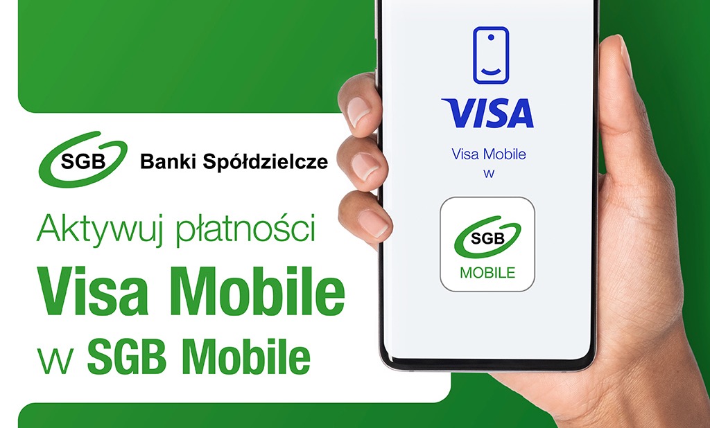 Płatności Visa Mobile dostępne w aplikacji SGB Mobile
