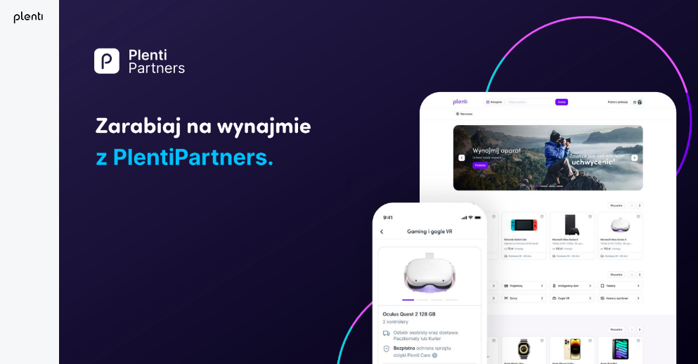 Zarabiaj na wynajmie elektroniki. Plenti uruchamia program partnerski