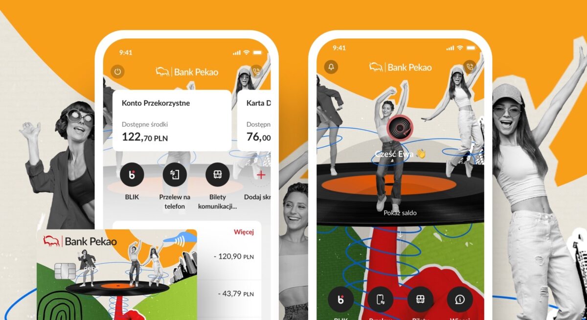 Nowość w ofercie Pekao. Muzyczne karty i tło w aplikacji PeoPay