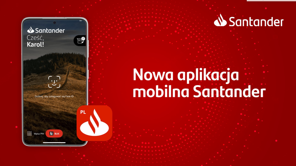 Gry i multimedia w aplikacji Santander mobile. Bank wprowadza nowości