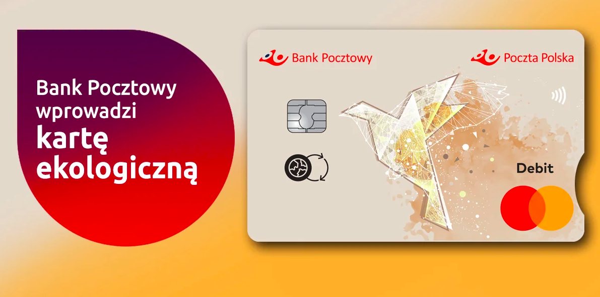 Bank Pocztowy zacznie wydawać klientom karty wytworzone ze skrobi kukurydzianej