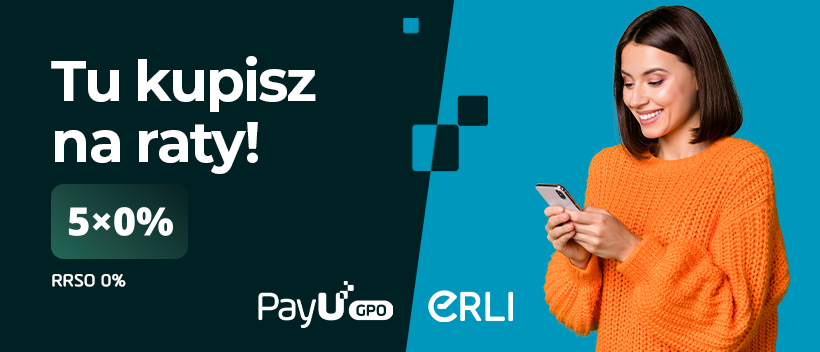 ERLI wprowadza raty 5×0% od PayU
