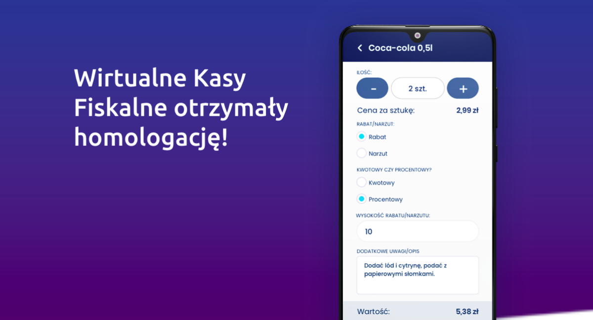 Wirtualna kasa fiskalna polskiego startupu z homologacją GUM