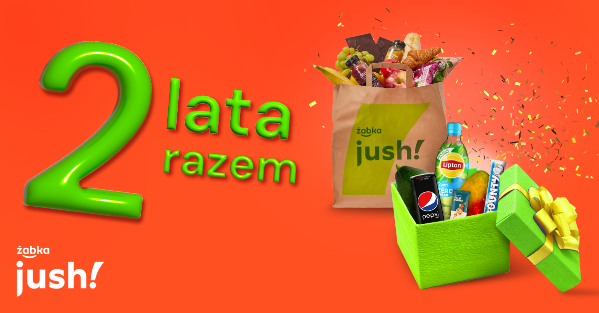 Drugie urodziny aplikacji Żabka Jush. Ruszają promocje