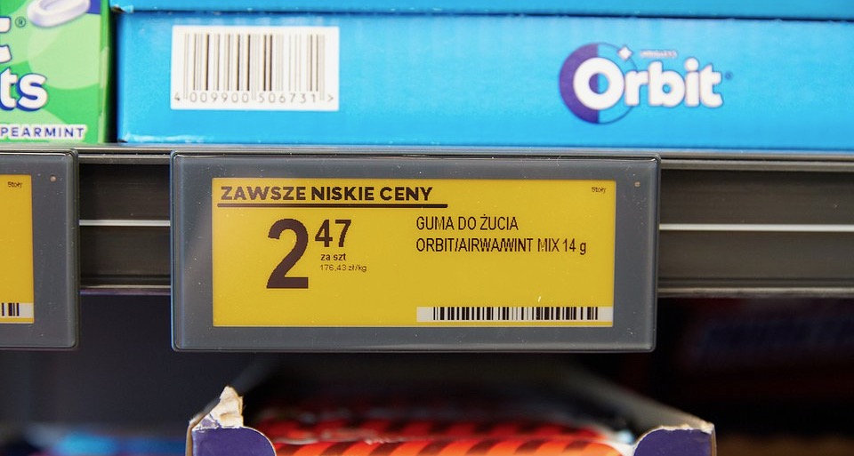 Biedronka elektroniczne cenowki