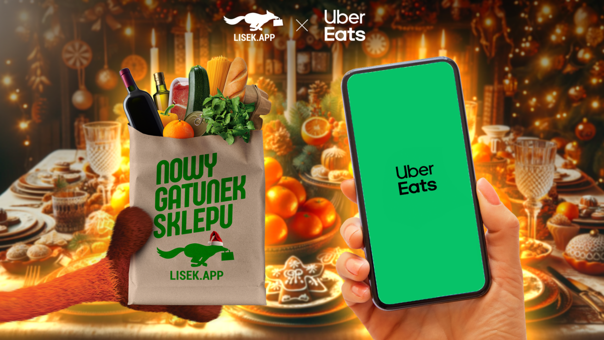 Prezenty na ostatnią chwilę. Uber Eats łączy siły z Lisek.App
