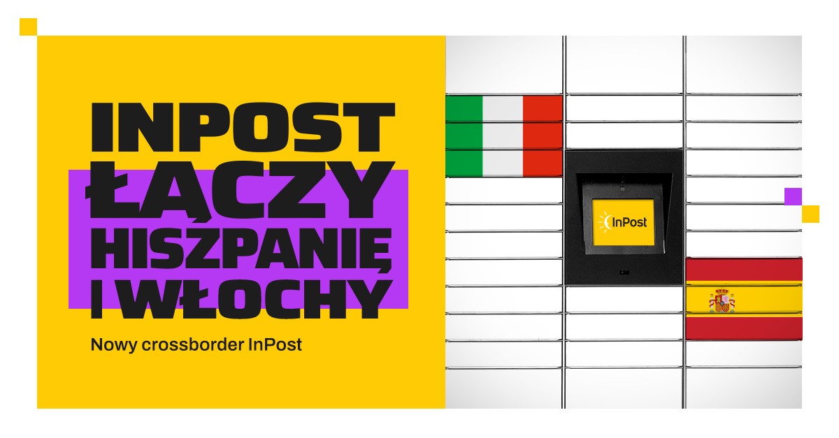 InPost uruchamia międzynarodowe wysyłki pomiędzy Hiszpanią a Włochami