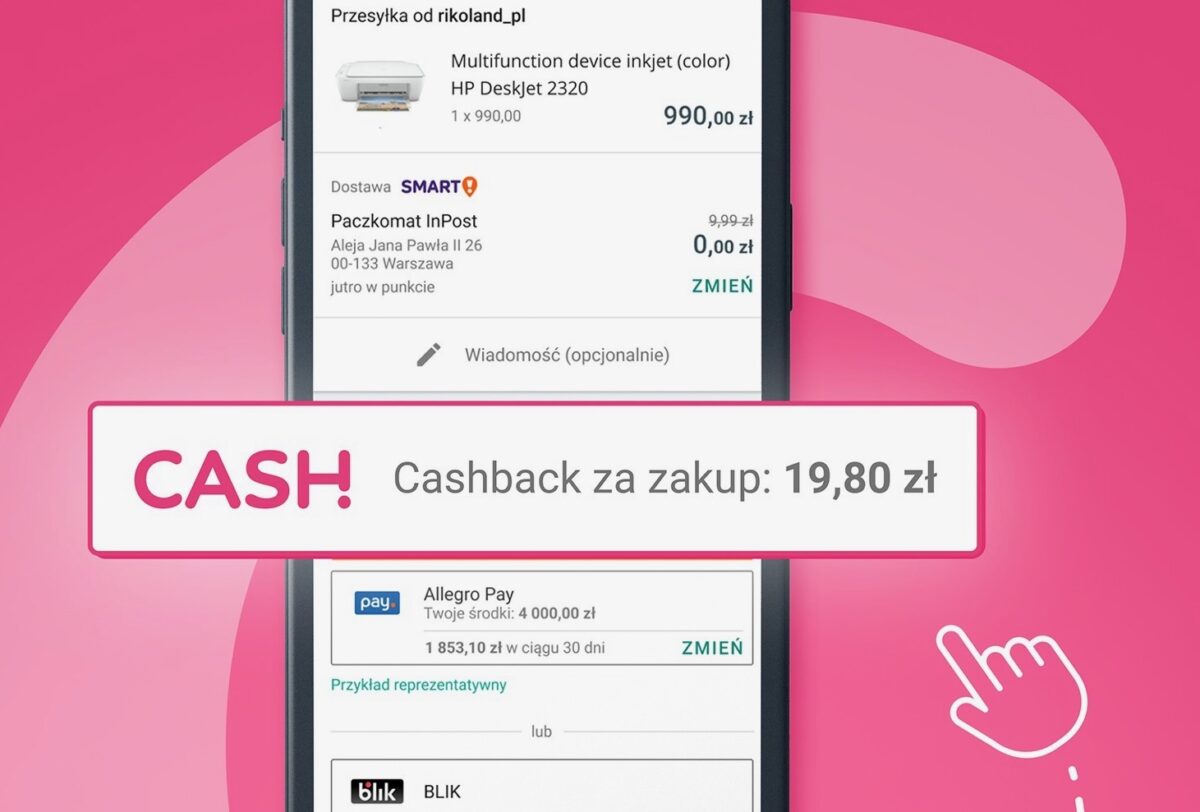 Nowość od Allegro. Ruszają testy nowej metody płatności Allegro Cash