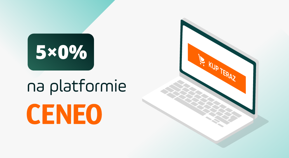Raty 5×0% od PayU dostępne dla klientów Ceneo.pl