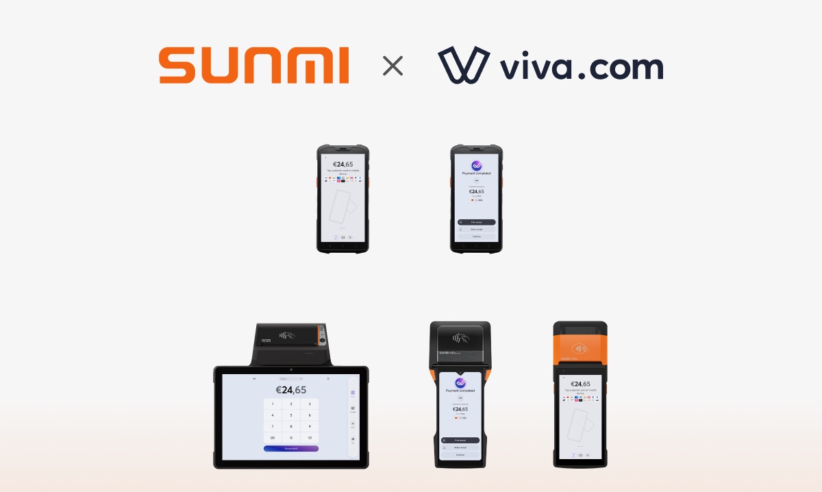 Viva.com i Sunmi łączą technologię płatności z urządzeniami POS