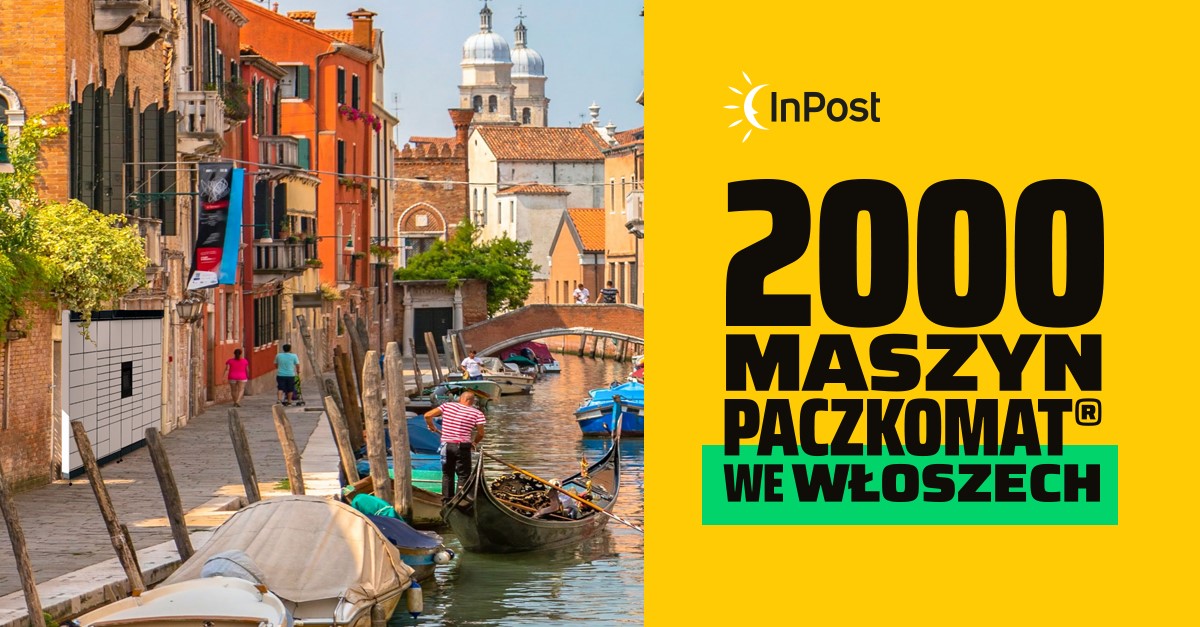 InPost chwali się rozwojem we Włoszech. Ma tam już 2 tys. paczkomatów