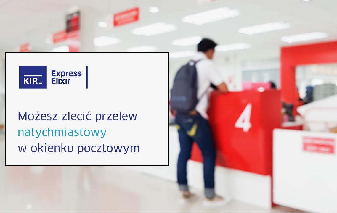 Poczta Polska udostępnia przelewy natychmiastowe Express Elixir