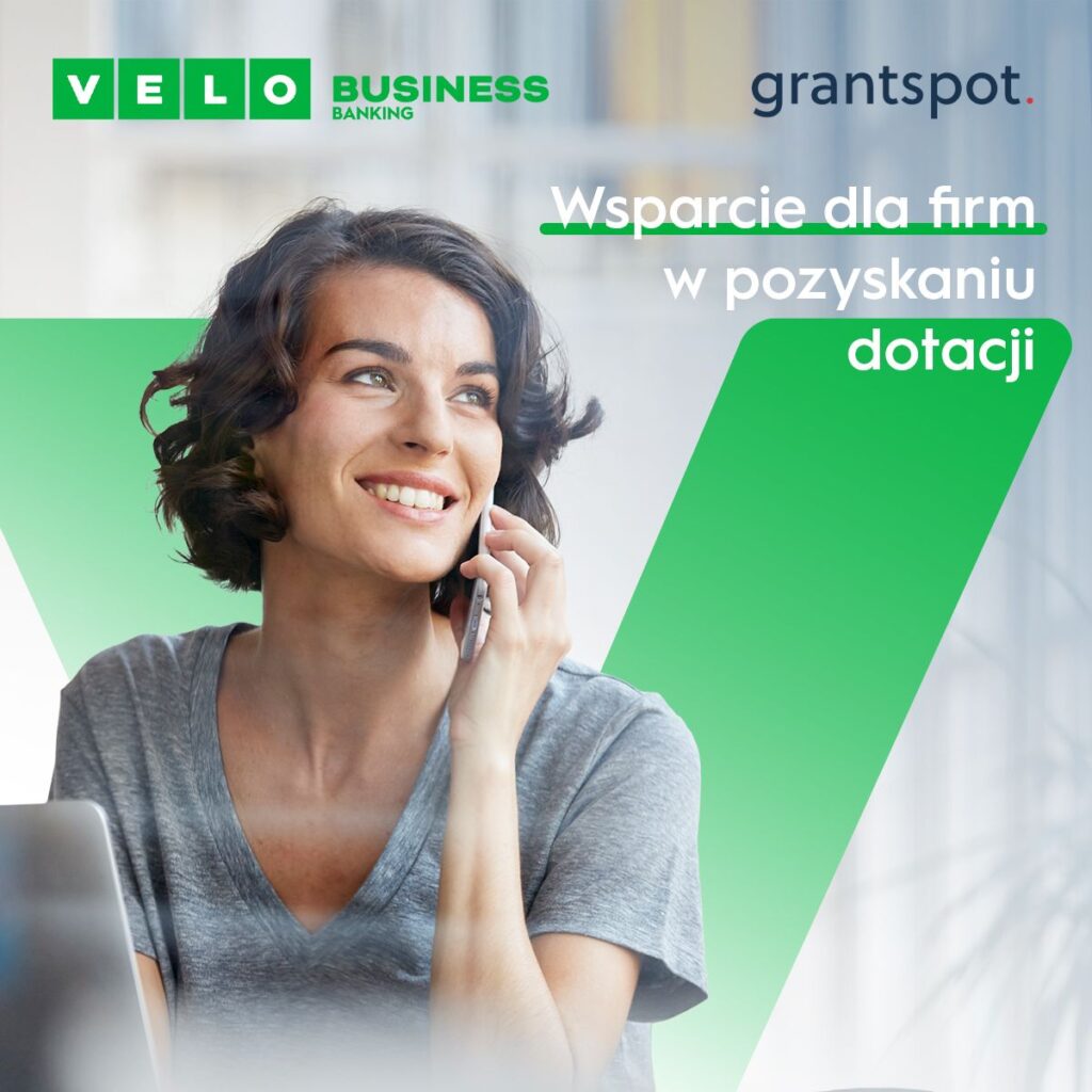 VeloBank i Grantspot wspólnie pomogą firmom w zdobyciu dotacji