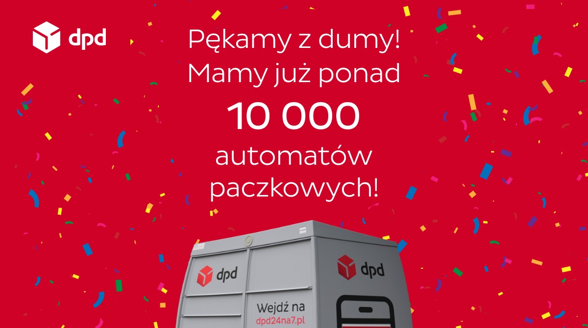 DPD Polska ma już ponad 10 tys. automatów paczkowych