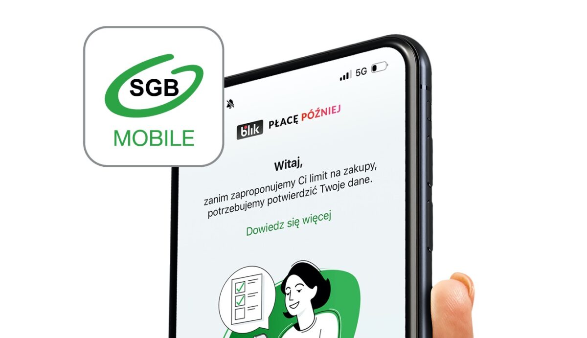 Płatności odroczone od BLIKA będą dostępne w SGB Mobile
